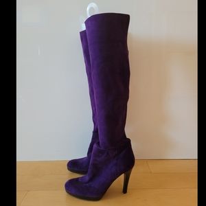 Stuart Weitzman knee high stretch suede boots